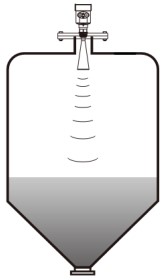 雷達(dá)水位計(jì)錐形罐安裝示意圖
